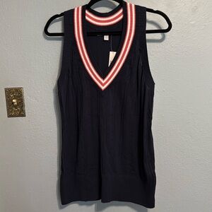 Old Navy lightweight sweater vest XXL navy. Blue